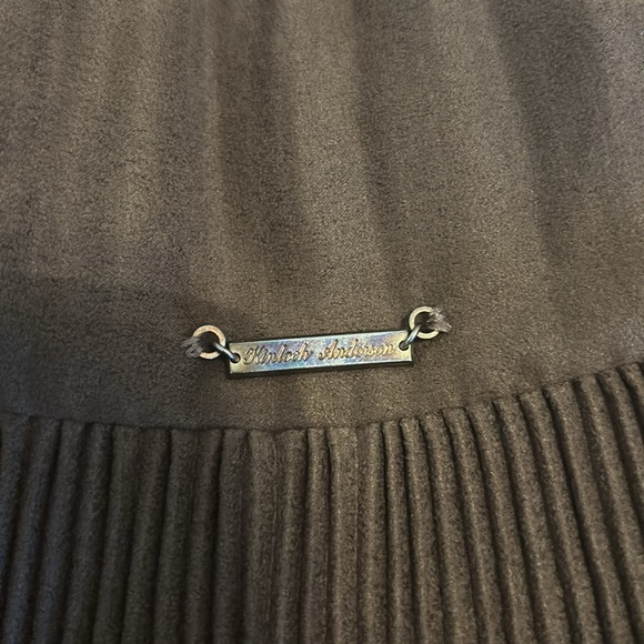 Vintage Kinloch Anderson Brown Suede Skirt - Picture 2 of 6